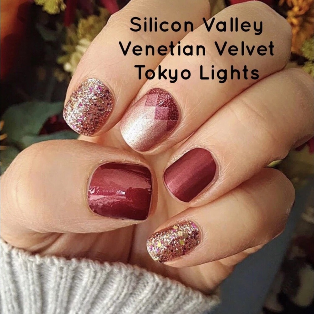 *Retired, HTF* Color Street: Silicon Valley | Pastel Pink Geometric Shimmer - Picture 8 of 9